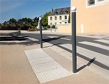 potelet synergie mobilite douce - aménager votre centre commercial signaux girod