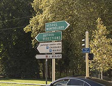 panneau de signalisation directionnelle gamme Néo - Aménager votre collectivité signaux girod