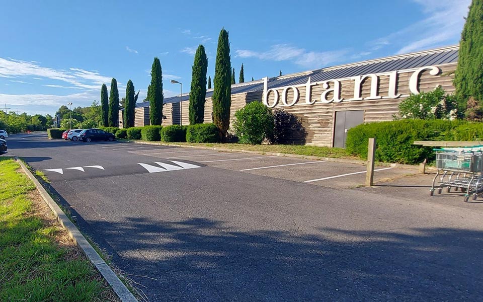 marquage au sol parking botanic
