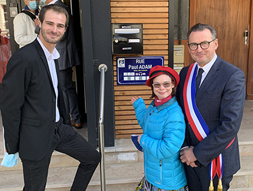 inauguration plaques de rue interactives signaux girod